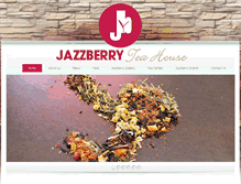 Tablet Screenshot of jazzberryteahouse.com